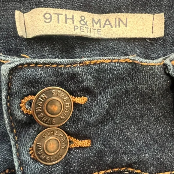 9th & Main Petite High-Rise Skinny Jeans - Dark Wash - size 6 - Picture 2 of 8